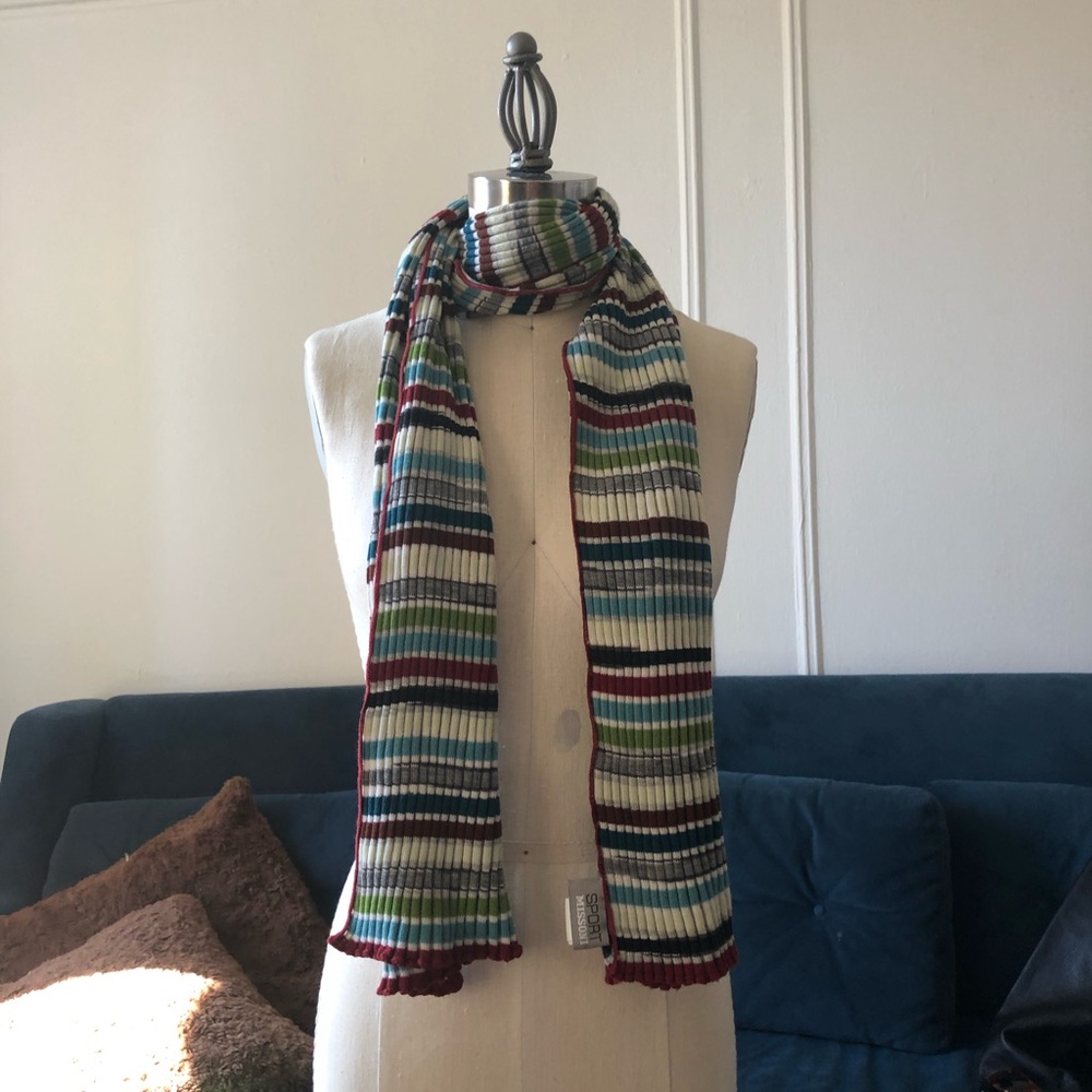 Missoni sport rib knit scarf EUC